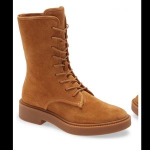 Vince Kady lace-up leather bootie